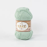 Lana Calico Verde Crema 10331