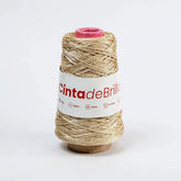 Cinta de Brillos 4mm Mocca/Dorado