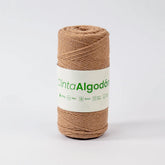 Cinta Tejida Eco Algodón 3mm Carmelita