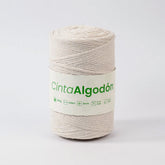 Cinta Tejida Eco Algodón 3mm Crudo