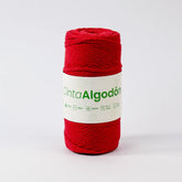 Cinta Tejida Eco Algodón 3mm Rojo