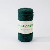 Cinta Tejida Eco Algodón 3mm Verde Pino