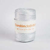 Cordón de Brillos Blanco/Plateado
