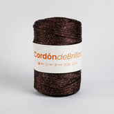 Cordón de Brillos Café/Plateado