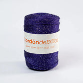 Cordón de Brillos Morado/Plateado