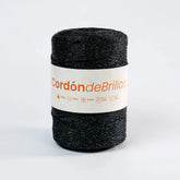 Cordón de Brillos Negro/Tornasol