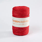 Cordón de Brillos Rojo/Plateado