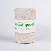 Hilaza Eco Algodón 4mm Crudo
