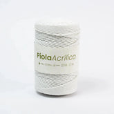 Piola Acrílica 1.5mm-2mm Blanco
