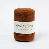 Piola Acrílica 1.5mm-2mm Camel Oscuro