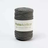 Piola Acrílica 1.5mm-2mm Gris Claro
