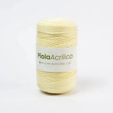 Piola Acrílica 1.5mm-2mm Amarillo Crema