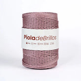 Piola de Brillos 2mm Palorosa/Dorado
