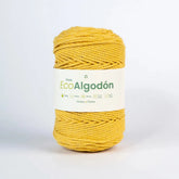 Piola Eco Algodón 3mm Amarillo