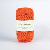 Piola Eco Algodón 3mm Naranja