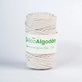 Piola Eco Algodón 4mm Crudo