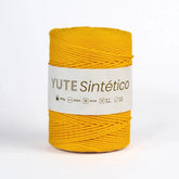 Piola Yute Sintético 3mm Amarillo