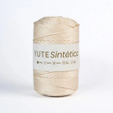 Piola Yute Sintético 3mm Vainilla