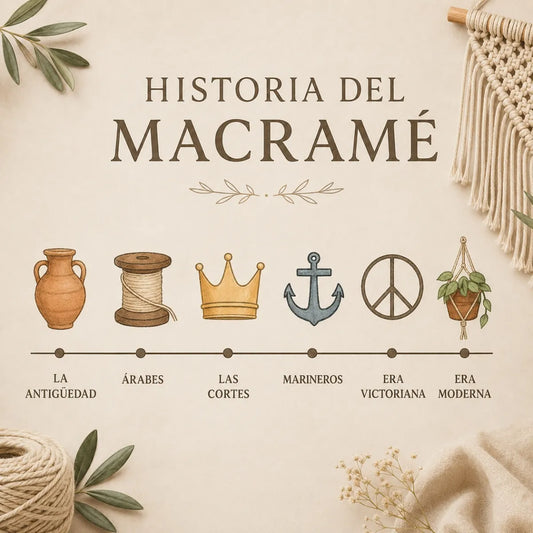 Aprendamos sobre la historia del macramé