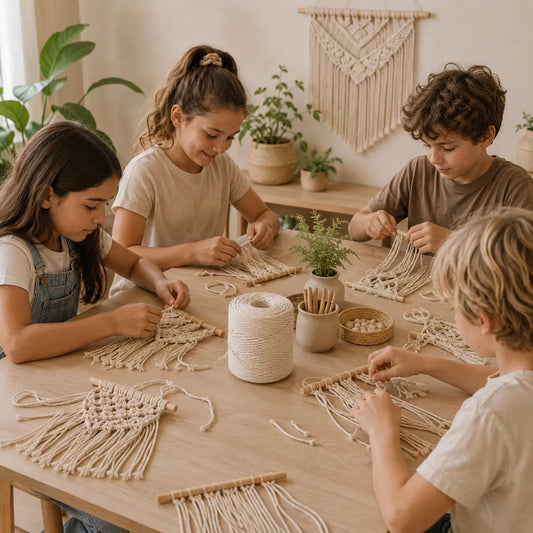 Macramé para niños - Diversión y creatividad