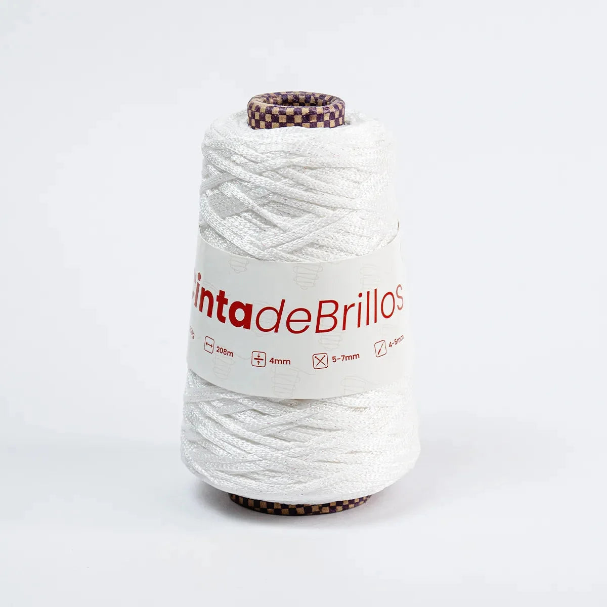 Cinta de Brillos 4mm Blanco/Tornasol