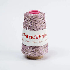 Cinta de Brillos 4mm Lila/Dorado