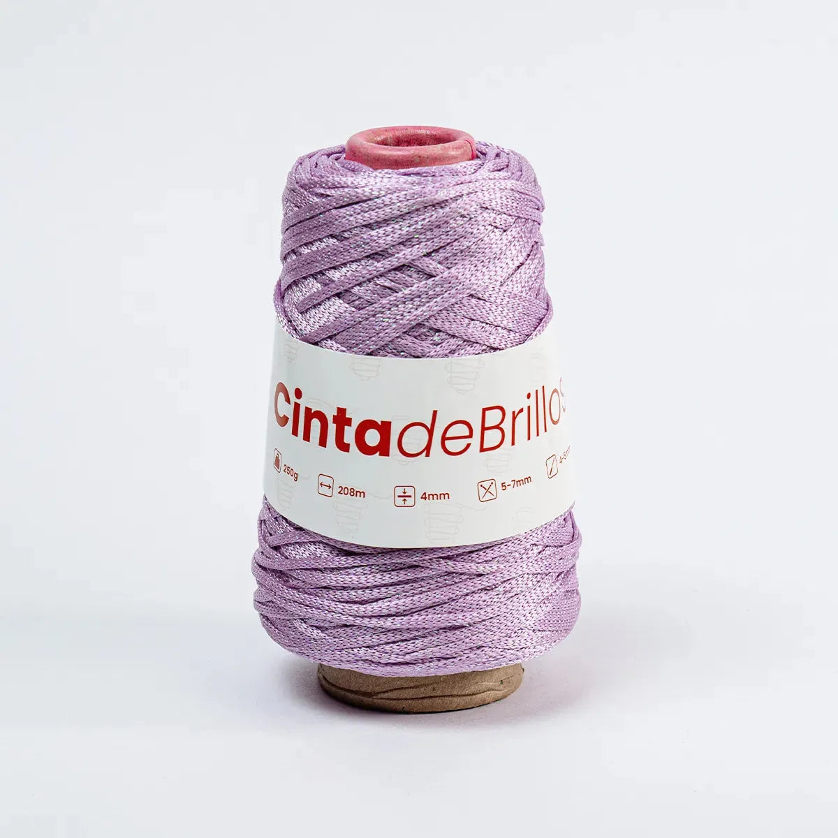 Cinta de Brillos 4mm Lila/Tornasol
