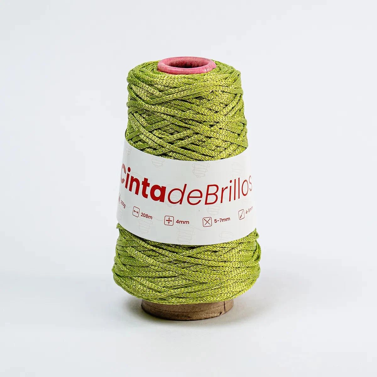 Cinta de Brillos 4mm Manzana/Dorado