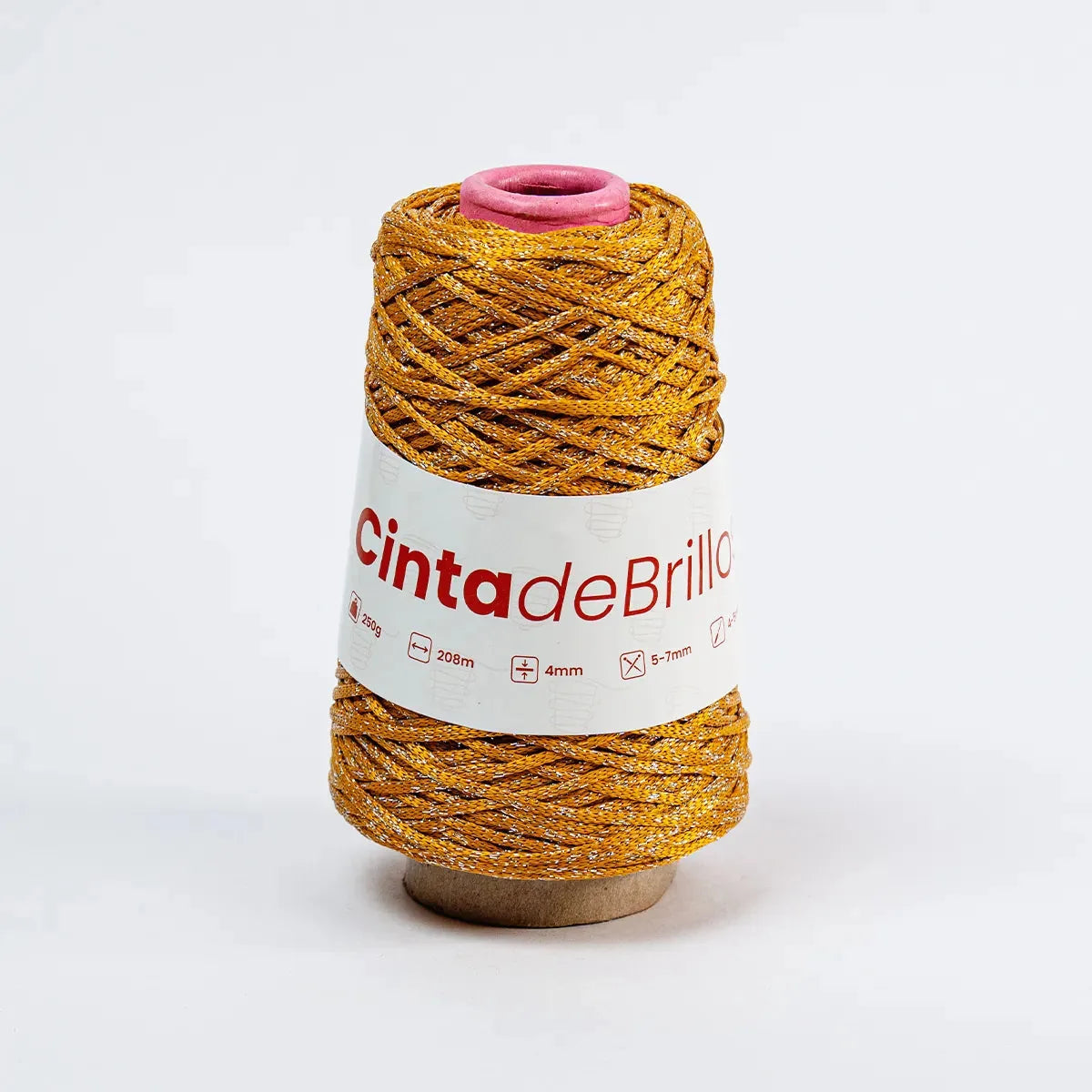 Cinta de Brillos 4mm Oro/Plateado