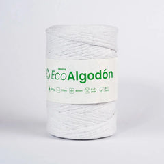 Hilaza Eco Algodón 4mm Blanco