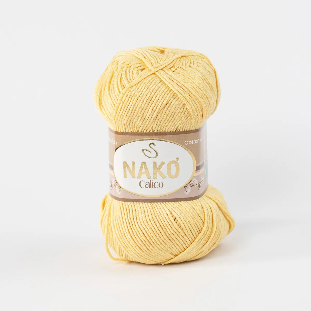 Lana Calico Amarillo Crema 4492