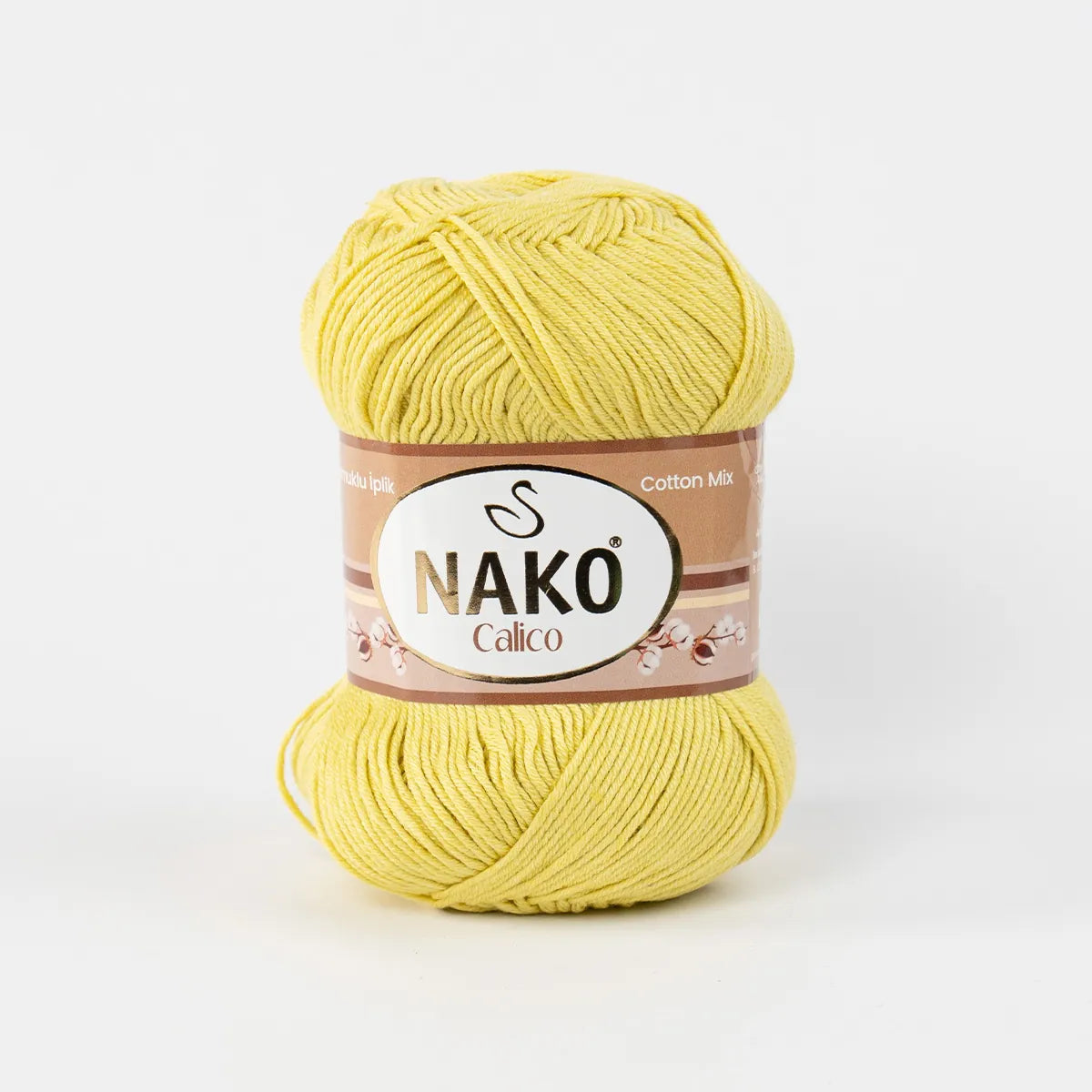 Lana Calico Amarillo Lima 11798