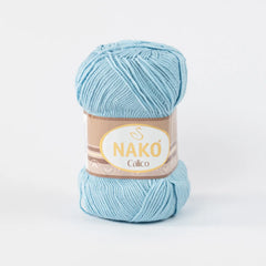 Lana Calico Azul Cielo 214
