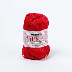 Lana Lanoso Hanimeli Mercerizado Rojo 956