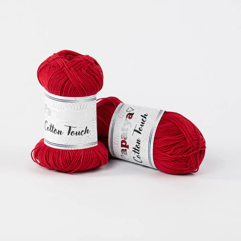 Lana Papatya Cotton Touch Rojo 1030