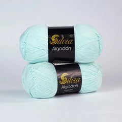Lana Silvia Algodón Menta 7162