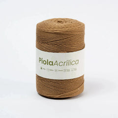 Piola Acrílica 1.5mm-2mm Camel Claro