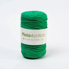Piola Acrílica 1.5mm-2mm Verde Navidad