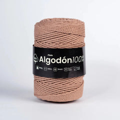 Piola Algodón 100% 3mm Ladrillo