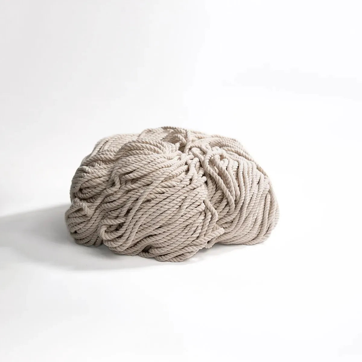 Piola Eco Algodón 5mm Crudo