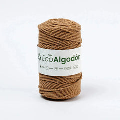 Piola Eco Algodón 3mm Carmelita
