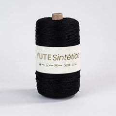 Piola Yute Sintético 1mm Negro