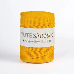 Piola Yute Sintético 3mm Amarillo