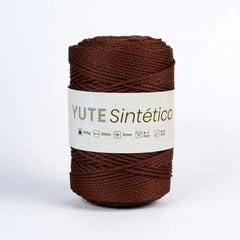 Piola Yute Sintético 3mm Chocolate