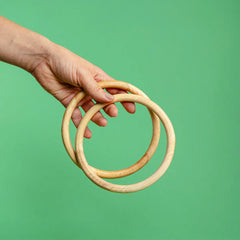 Asas de Madera Circulares