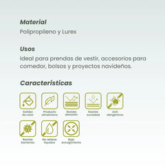 Cinta de Brillos 4mm Mocca/Dorado