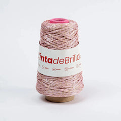 Cinta de Brillos 4mm Palorosa/Dorado