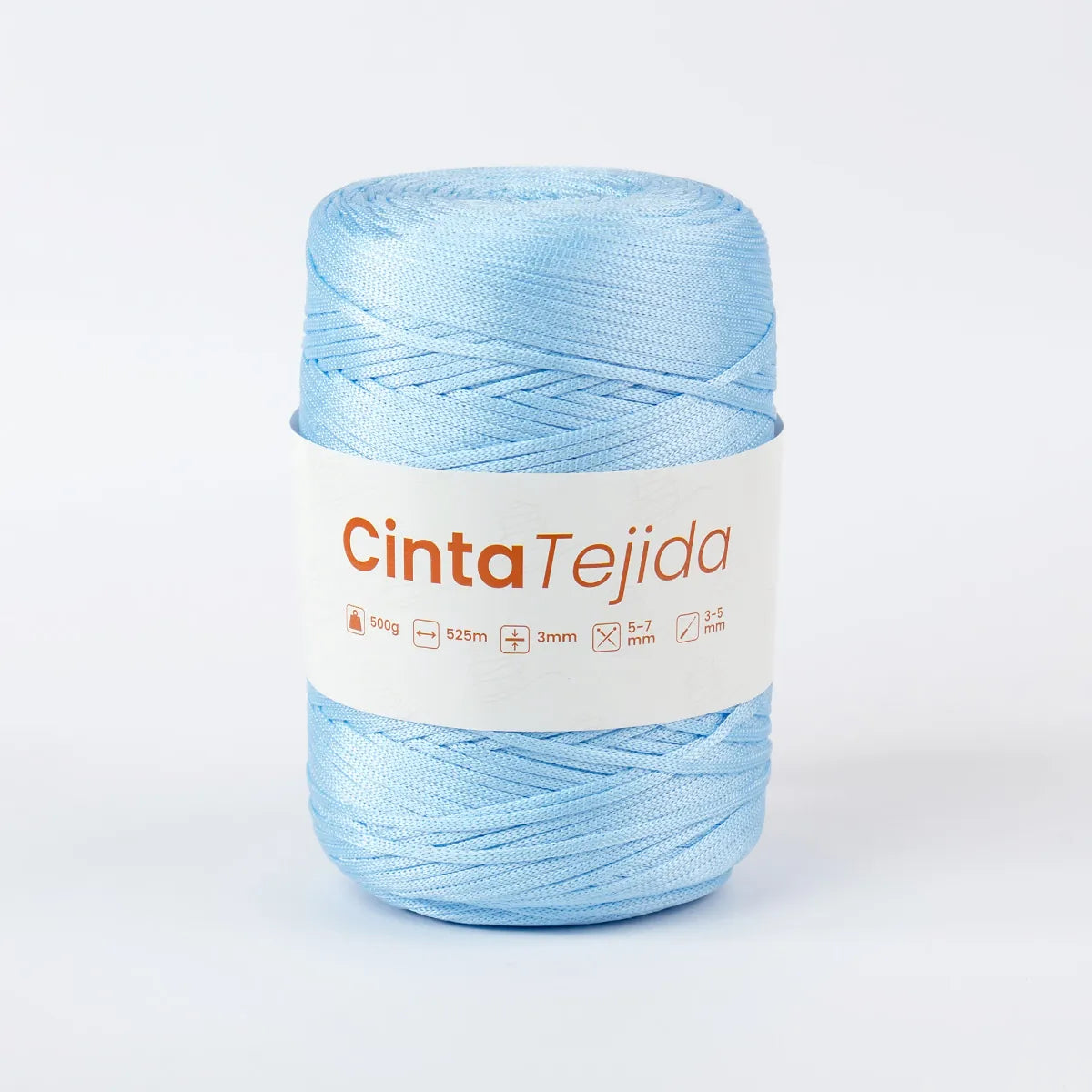 Cinta Tejida Azul Cielo