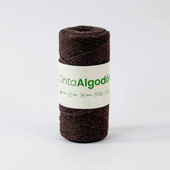 Cinta Tejida Eco Algodón 3mm Café