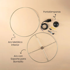 Combo Lámpara Colgante